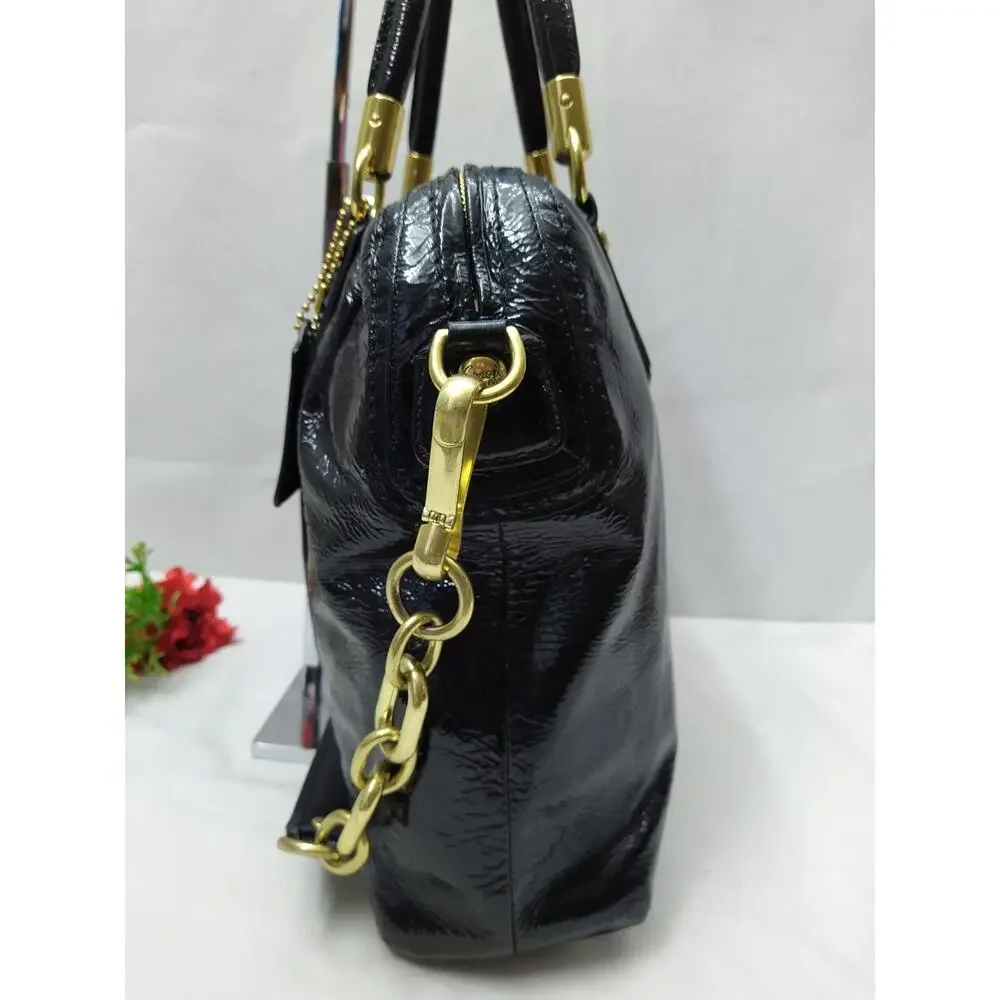 Coach black patent